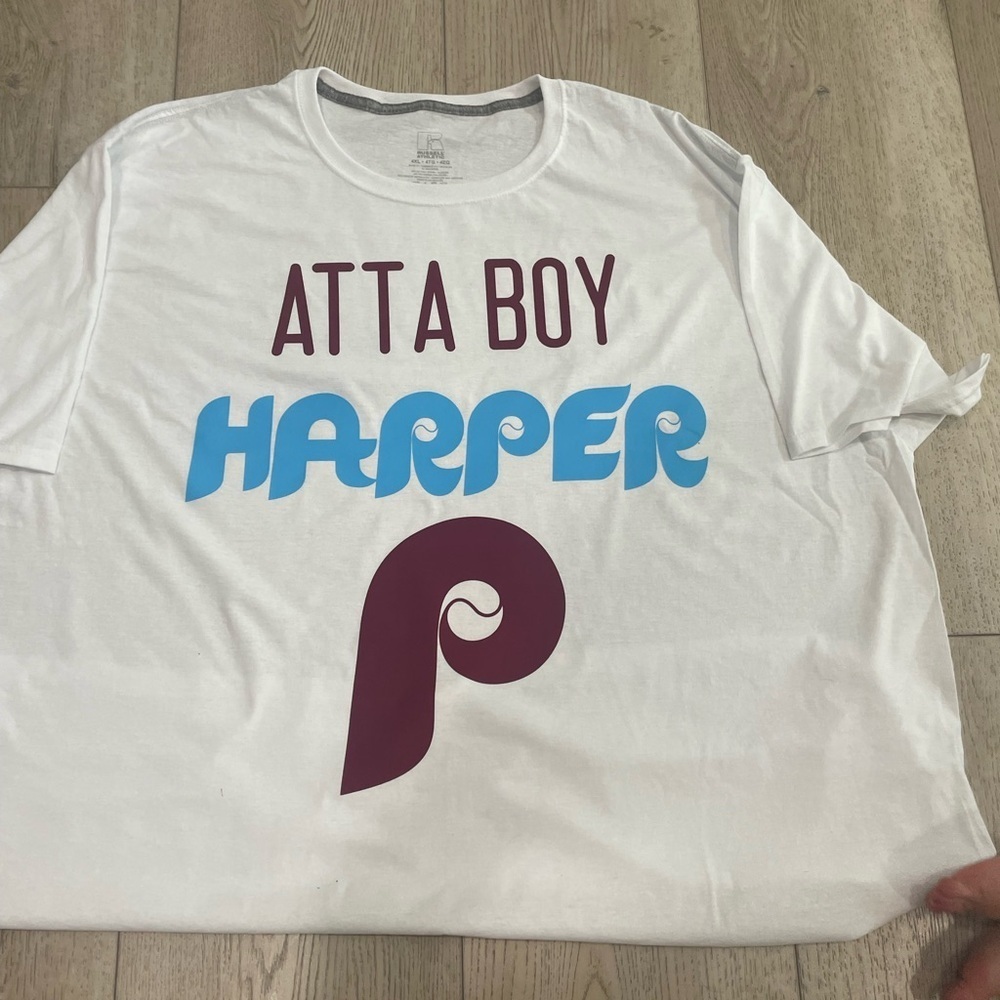 Philadelphia Phillies Atta Boy Harper Custom Made Tee - Picture 3 of 6